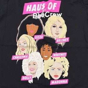 Bella Canvas Women's Graphic Tee - Black with Multicolor Design